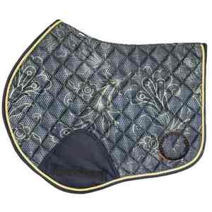 2025 Custom Logo Horse Saddle Pad <b>Quilted</b> Breathable Equestrian Horse Wear Saddle Pads Factory Made Saddle Pad - Product Image 4