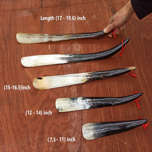 Natuaral รองเท้าเขาควายทำด้วยมือแบบโบราณทันสมัยทำด้วยมือแบบส่วนตัวสไตล์บัฟฟาโลฮอร์นสำหรับใส่รองเท้า - Product Image 6