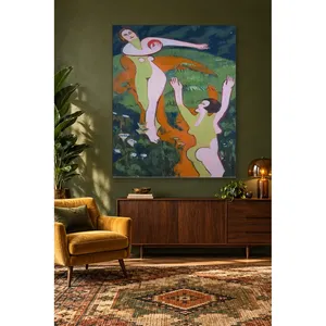 Fida Ernst Ludwig Kirchner Femmes jouant avec une balle Impression sur toile - Product Image 5