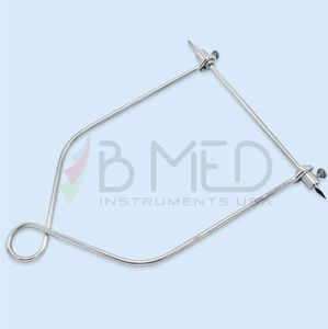 Anneau orthopédique droit moyen en acier inoxydable avec verrous à vis pour l'alignement des fractures osseuses CE - Product Image 4