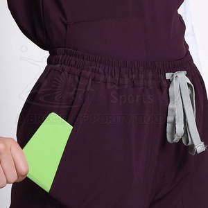 Nouvel Arrivage Meilleures Ventes Uniforme Médical Femme Coton/Polyester Détection d'aiguilles Fusion sans couture Usage Hospitalier - Product Image 5