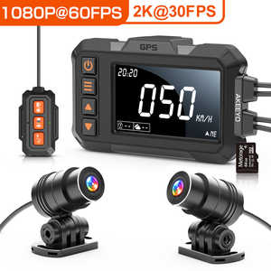 AKEEYO 1080p Wdr Night Vison Shenzhen <strong>Motorbike</strong> Wi-Fi <strong>Dashcam</strong> With Dual Camera - Product Image 2