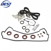 MBSGSW Kit de correa de distribución Junta de bomba de agua para Toyota Corolla Celica Geo Prizm 7AFE 1.8L 1993-1997 TBKWP235 VS50440R TBKVC235