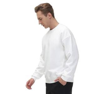 Sweat à capuche personnalisé de haute qualité 100% coton pour hommes, couleur unie 400g, polaire lourde, sweat-shirt décontracté, vêtements imprimés pour l'hiver - Product Image 3