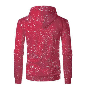 Sweat-shirt à capuche pour homme, style urbain, imprimé audacieux, streetwear, noir, avec logo d'anime sur le devant, col à capuche décontracté - Product Image 4