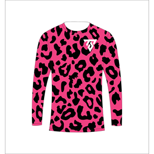 Camiseta de manga larga con estampado de leopardo rosa sublimada personalizada para hombre, para caza y pesca, Trackstar OEM, marca privada TSI-G05-P0803 - Product Image 2
