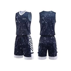 Tenues de basket-ball personnalisées OEM, imprimées par sublimation, en tissu polyester de haute qualité, pour les sports d'équipe - Product Image 1
