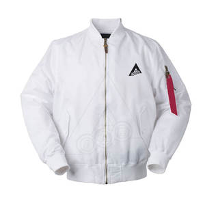 Blouson de baseball pour homme sur mesure 2023, de haute qualité, en nylon/polyester, col à capuche en toile d'hiver, coupe ajustée, imperméable - Product Image 1