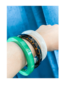 Wholesale Custom Size Resin Balance <b>Bangles</b> Luxury Fashion Wristband Bracelets for <b>Men</b> Women Girls - Product Image 1