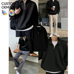 Pull en coton biologique de haute qualité pour hommes, tricot d'hiver, soutien OEM ODM, pour marques, vente au détail, vente en gros, tendance, haut de gamme - Product Image 1