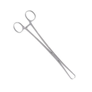 Tenáculos Uterinos Curvos Dobles Duraderos, Pinzas Quirúrgicas de Acero Metálico, Herramienta de Ginecología Hospitalaria, Pinzas Quirúrgicas Profesionales - Product Image 4