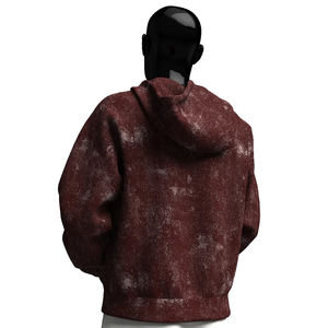 Vêtements Industries Prix de gros Acid Wash Sweat à capuche pour hommes Heavyweight Blank Regular Fit Luxury Men Acid Washed Hoodie - Product Image 3