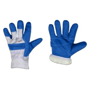 ถุงมือกันสั่นสะเทือน ป้องกันสารเคมี คุณภาพสูง ได้รับมาตรฐาน CE สำหรับงานก่อสร้างจากแคนาดา ผลิตจากหนังแกะเกรดพรีเมียม หนา 11 ออนซ์ พร้อมปลอกแขนนิรภัย - Product Image 4