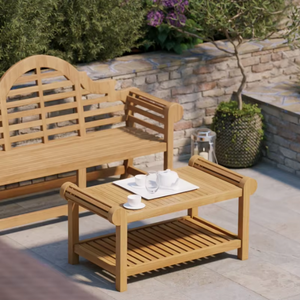 ม้านั่งไม้สักสำหรับสองคนม้านั่งในสวนกลางแจ้งที่แข็งแรง - Product Image 6