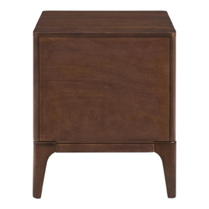 Liam Two-Drawer Modern Solid <b>Oak</b> Wood Nightstand for Bedroom Apartment Furniture - Product Image 3