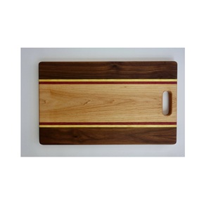 Tabla de cortar de madera para cocina y hogar, tabla de charcutería de madera ondulada decorativa y muestra gratis de artesanía india - Product Image 4