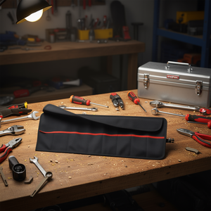 Knipex 8-Compartment Roll-Up Empty Tool Bag Convenient for Organization and Storage - Product Image 3