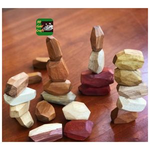 Jouet d'équilibre en bois fait main TUMI ISHI pour enfants, jeu éducatif et activités créatives - Product Image 3