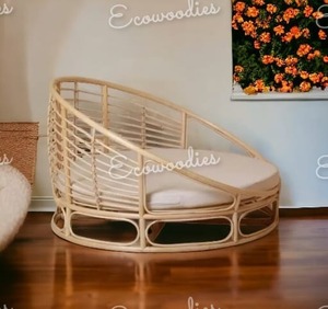 Cama para niños de bambú natural ecológica hecha a mano, muebles para niños y decoración de guardería, muebles para bebés para dormitorio y sala de estar - Product Image 5