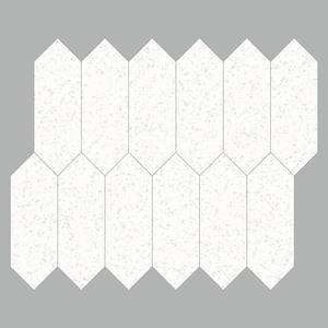 Azulejos de mezcla en negrita, piquetes de 48mm, azulejos de mosaico de cerámica de cuerpo completo con acabado mate para pared y suelo de ducha de baño, 260x300mm - Product Image 1