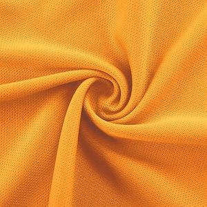Maillot de baseball orange pour homme, manches courtes, col en V boutonné, couleur unie, respirant, polyester, uniforme toutes saisons, coupe classique, personnalisable - Product Image 6