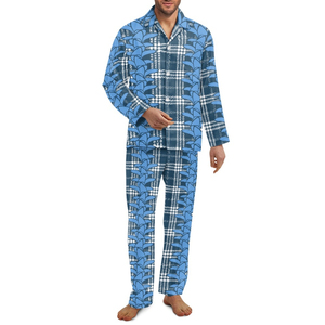 Pyjama à boutons pour hommes Hawaii Palaka simple et polyvalent avec personnalisation personnalisée en usine - Product Image 5
