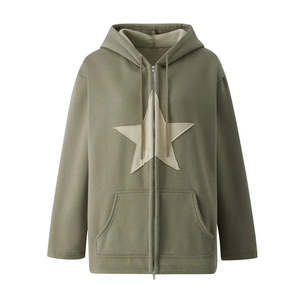 Personalizado de calidad superior de moda Star Y2k mujeres sudaderas con capucha de gran tamaño mejor material utilizado transpirable mujeres sudaderas con capucha de gran tamaño - Product Image 2