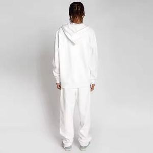 Logo personnalisé Vente en gros Sweat-shirt à capuche avec fermeture éclair Intégral avec strass vierge pour hommes - Product Image 2