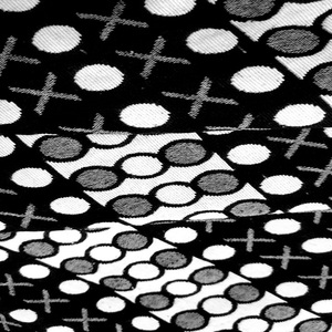 Haute qualité Jacquard Shopping sac fourre-tout Mini coton tissu respirant lavable à la mode bas tissé fil teint tapisserie d'ameublement - Product Image 5