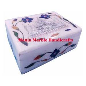 Elevate Stylish Design Top Quality Marble Inlay <b>Box</b> With Hexagonal Shape Mother Of Pearl Floral Art For Jewelry <b>Box</b> Gift Purpose - Product Image 4
