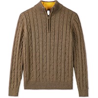 Suéter de Cuello Alto con Cremallera, Personalizado con Logotipo, Ecológico, Transpirable, de Algodón y Lana Gruesa, Tejido de Punto, Talla Grande, Manga Larga, para Invierno