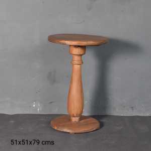 Solid Wood <b>Rustic</b> Design <b>Side</b> <b>Table</b> for Bedroom Home Furniture - Product Image 5