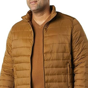 Blouson Bomber d'Hiver Léger en Polyester Personnalisé 2025 pour Hommes – Capuche en Toile de Haute Qualité, Logo Personnalisé OEM, Respirant et Coupe-Vent - Product Image 3