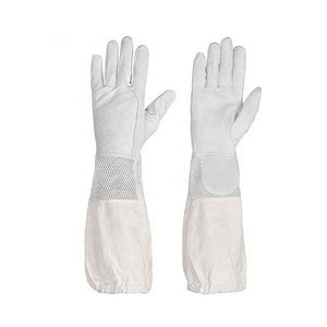 2024 nouveaux gants d'apiculture en cuir XL automatiques équipement de sécurité OEM de haute qualité fournitures en gros au Pakistan - Product Image 6