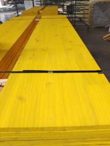 21mm & 27mm Waterproof 3-Ply Yellow Shuttering Panel E0 Core Panels with Thick Spruce Pine Fir for Villa <b>Formwork</b> - Product Image 4