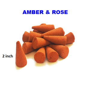 Natural Amber & Rose <b>Incense</b> Cones Wholesale Supply From Best Brand <b>Incense</b> Cones Backflow <b>Incense</b> Cones (Orange) - Product Image 1