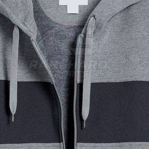 Service OEM, vente en gros, meilleurs modèles de sweats à capuche pour hommes avec fermeture éclair, légers, couleur unie, sweats à capuche pour hommes avec fermeture éclair - Product Image 6