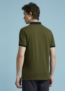 Wholesale 100% Cotton Men's Polo <b>Shirt</b> <b>Long</b>-<b>Sleeve</b> Zipper <b>T</b>-<b>Shirt</b> Slim Fit Anti-Wrinkle High Silk Spring Summer Polo <b>Shirt</b> - Product Image 3