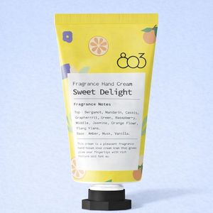 Crème pour les mains à l'acide hyaluronique parfumée, douceur délicieuse pour femmes, tous types de peau - Product Image 1