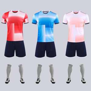 Fournisseur de vêtements d'équipe personnalisés 100% polyester avec LOGO, uniformes de football au Pakistan / Nouveautés, uniformes de football les plus vendus - Product Image 2