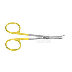 Tijeras de Iris Curvas de Carburo de Tungsteno de Alta Calidad con Agarre Cómodo para Uso Profesional, Servicio OEM, 4 1/2 - Product Image 4