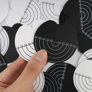 50pcs Round Heat Protector Shields Heat Insulation Sheet Protector Shield Scale Mark Tip Keratin <b>Hair</b> <b>Extensions</b> Styling Tool - Product Image 5