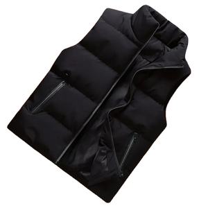 <b>White</b> <b>Vest</b> Jacket <b>Men</b> Slim Fit Stand Collar Sleeveless Puffer Jackets Spring Autumn Casual Waistcoat <b>Men</b> Warm Coat Trends - Product Image 6