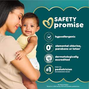 Pañales Pampers Swaddlers, Talla 8 (más de 13.6 kg), 76 Unidades Absorbentes, Mantiene al Bebé Seco y Cómodo, Pañal Desechable Seguro para la Piel del Bebé - Product Image 5