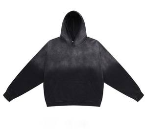 2024 haute qualité 100% coton entraînement vêtements de sport haut Design à la mode hommes Hip Hop Jogging sweats à capuche avant Logo hiver caractéristiques solide - Product Image 6