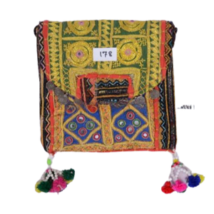 New Designer Banjara Handmade Embroidered Boho Indian Vintage Stylish Fringe Casual <b>Clutch</b> Lightweight Eco-Friendly Women Hot - Product Image 1