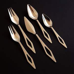 Handcrafted Metal Cutlery Set with Modern Design Metal Cutlery Set Metal Flatware Set Metal Flatware Set for Home and Kitchen - Product Image 4