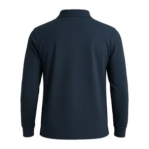 Polo a Maniche Lunghe in Piqué Personalizzata per Merchandising Promozionale - Product Image 4