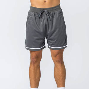 Pantalones cortos de baloncesto transpirables de alto rendimiento Pantalones cortos de baloncesto de verano Bsci de entrenamiento personalizado con bolsillos - Product Image 1