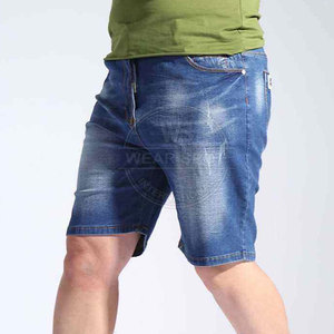 Shorts en jean pour hommes de qualité supérieure, déchirés et usés, à prix de gros, avec poches latérales. - Product Image 6